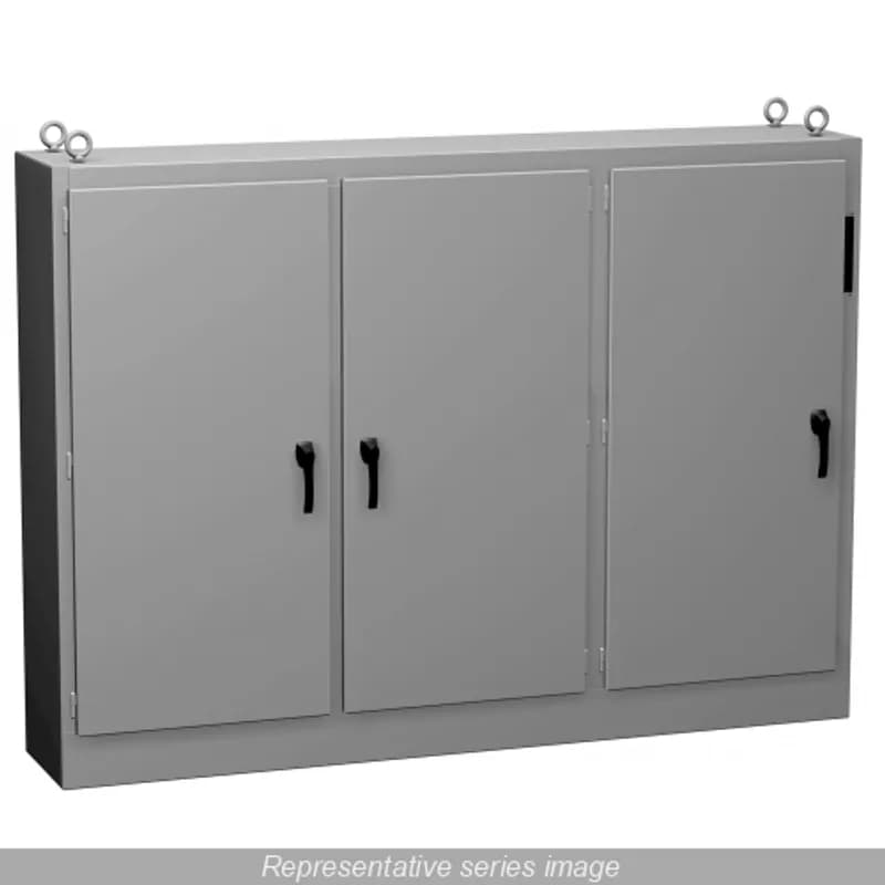 N12 H.D. Disconnect Enclosure w/ panel - 90.13 x 79 x 20.13 - Steel/Gray