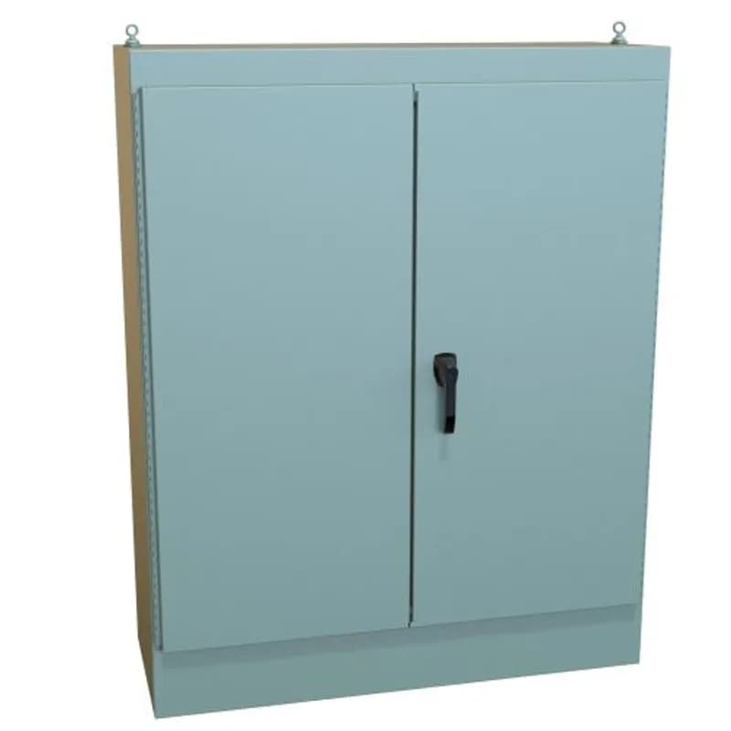 Hammond Manufacturing 1418AW18 - N12 Freestanding Encl, Dbl Door - 60 x 48 x 18 - Steel/Gray
