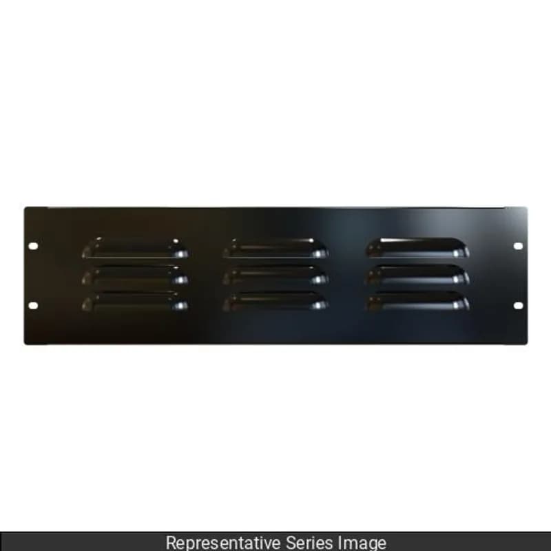 8U LOUVRED VENTED PANEL