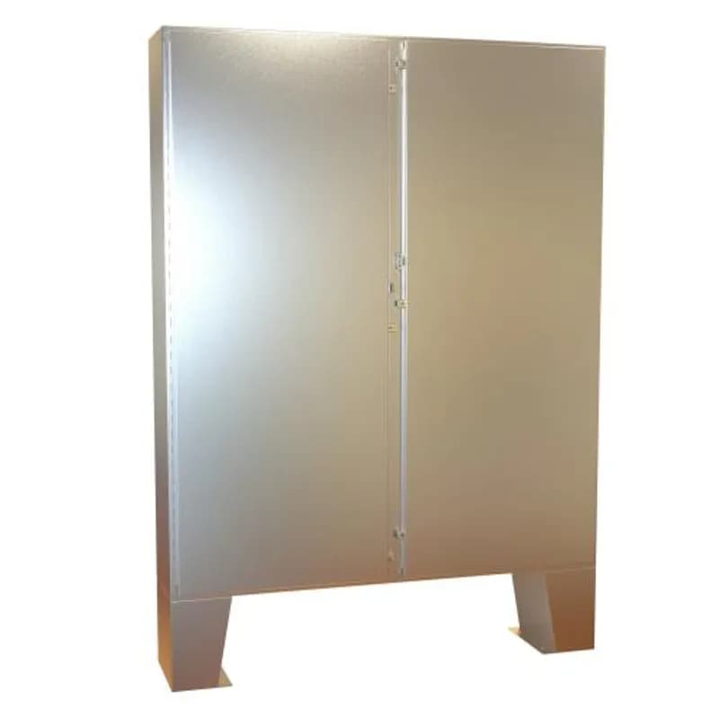 N4X Dbl Door Floormount Encl w/panel - 72 x 60 x 12 - 304 SS