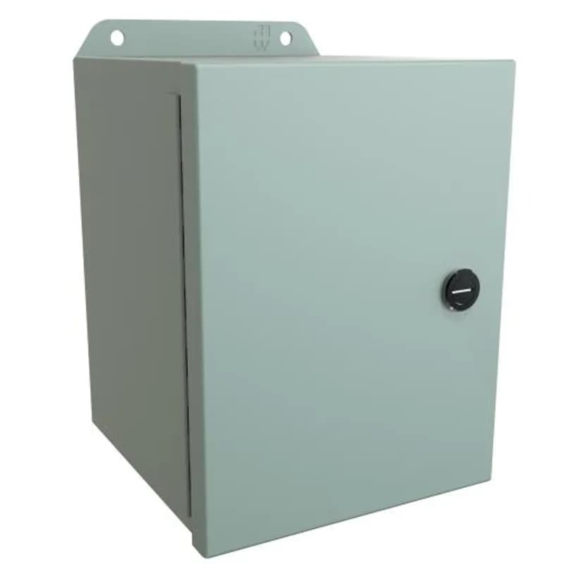 N4,12 Eclipse Junior encl w/ panel - 8 x 6 x 6 - Steel/Gray