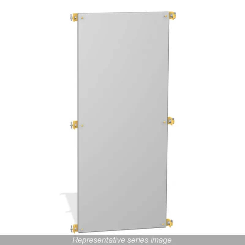 Inner Panel - Half Height - Fits Encl. 90 x 24 - Steel/Wht