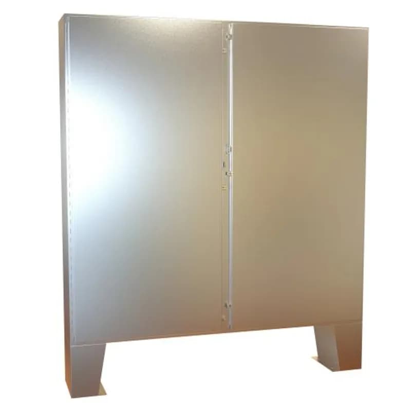N4X Dbl Door Floormount Encl w/panel - 74 x 72 x 12 - 304 SS