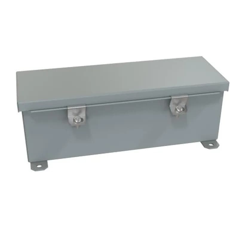 N4/12 Wiring Trough - 4 x 4 x 12 - Steel/Gray