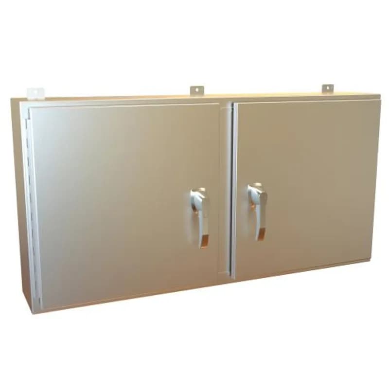 N4X 2 Door Wallmount Encl w/panel - 24 x 48 x 8 - 304 SS