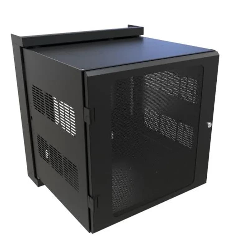 12U 24W 25.7D Swing Out Wall Cabinet w/ Vented Door