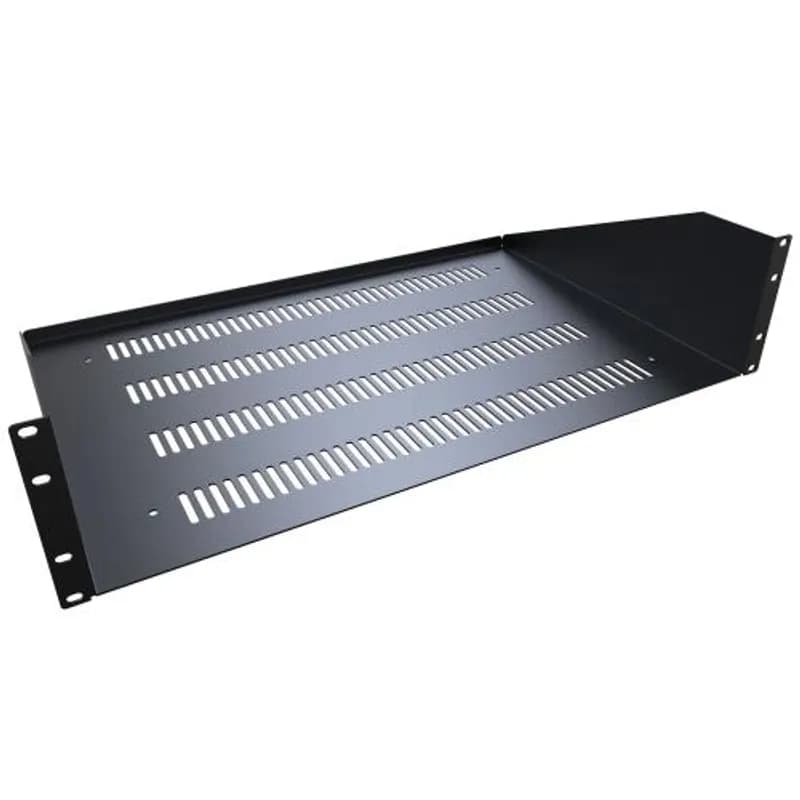 3U 24" VENT RACK MOUNT SHELF 15"D