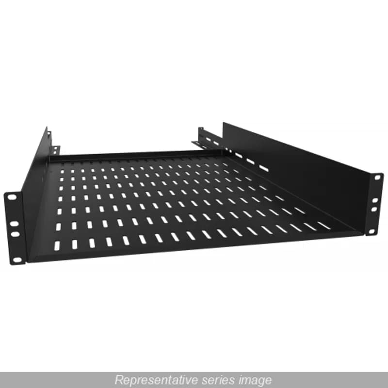 Hammond Manufacturing RMASUHD1936BK1 - CLEARANCE-DCI-2U 36-48 ADJ DEPTH SOLID SHELF