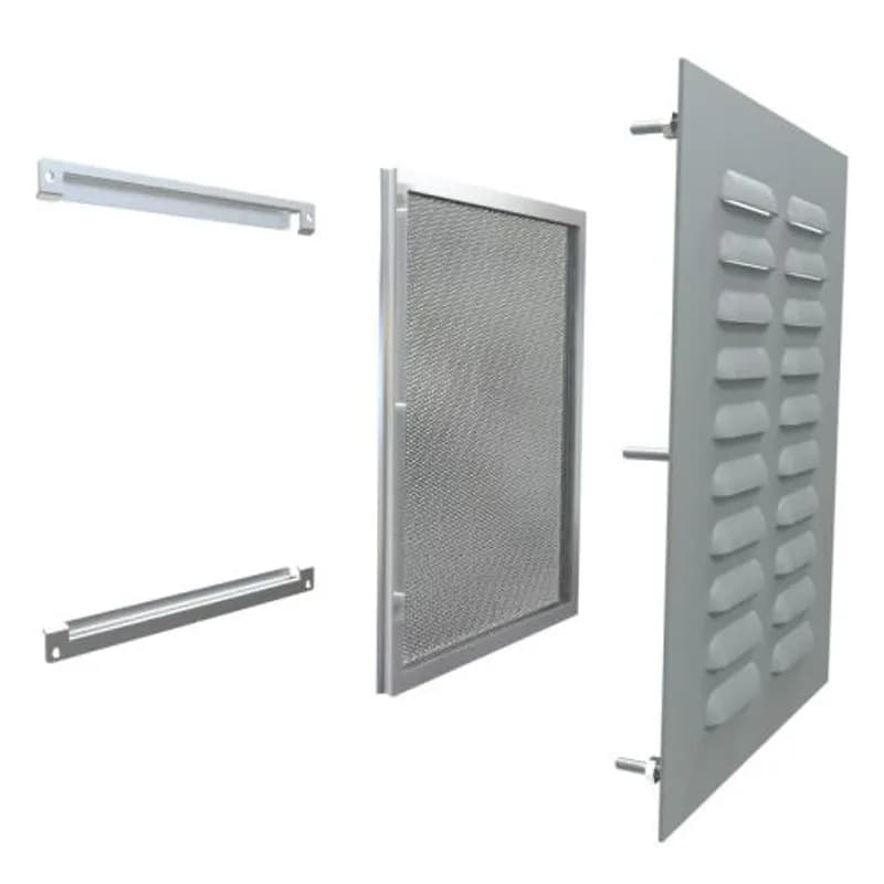 Type 3R Louver Kit 11x10 - Steel/Gray