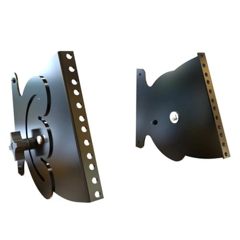 Hammond Manufacturing HLP4UR - 4U Round Hole Pivoting Rail Kit