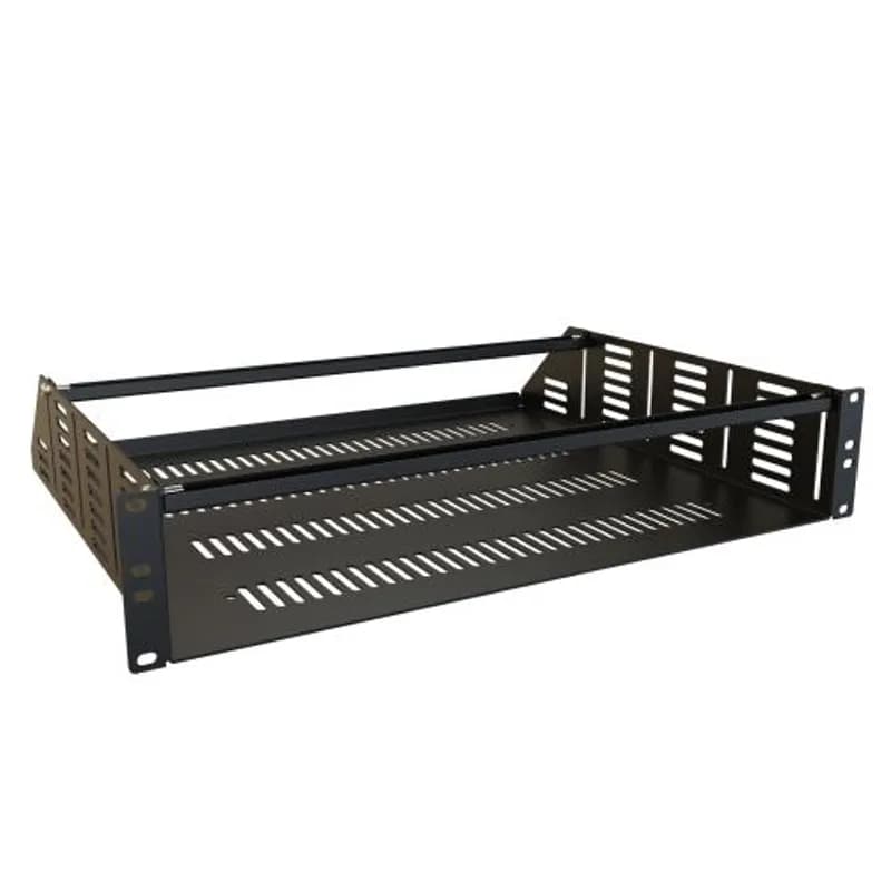 2U 15D CLAMPING VENTED SHELF