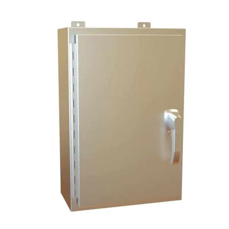 Hammond Manufacturing HW24168SSHK - N4X Wallmt, Hinged w/handle - 24 x 16 x 8 - 304 SS