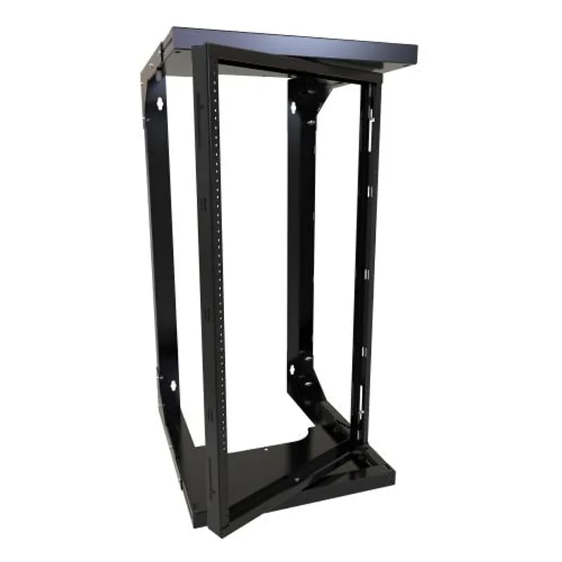 20U Adjustable Depth Center Swing Wall Rack (18"-24")