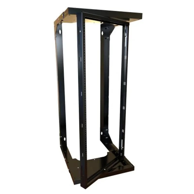 24U Adjustable Depth Center Swing Wall Rack (18"-24")