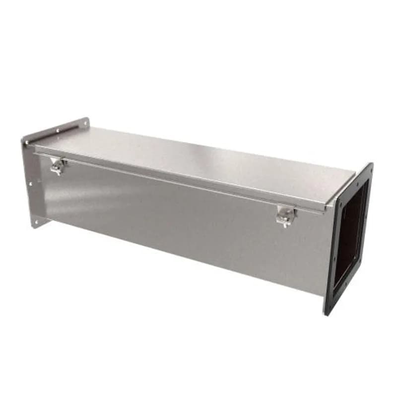 N4X Wireway, Straight Section - 6 x 6 x 24 - 304SS
