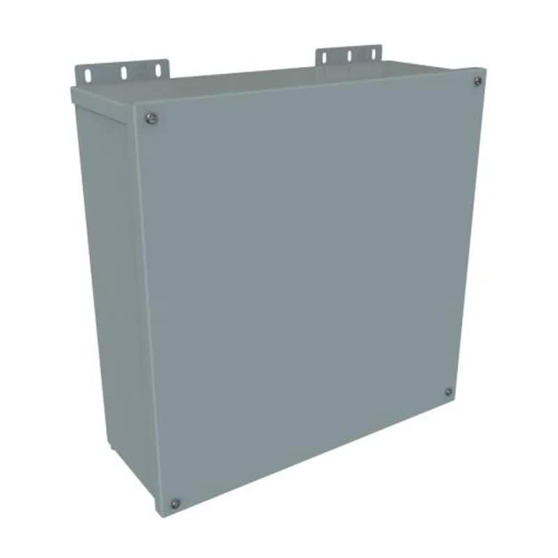 Hammond Manufacturing C3R16166ESCNK - N3R J Box, Screw Cover no K/O's - 16 x 16 x 6 - Galv/Gray