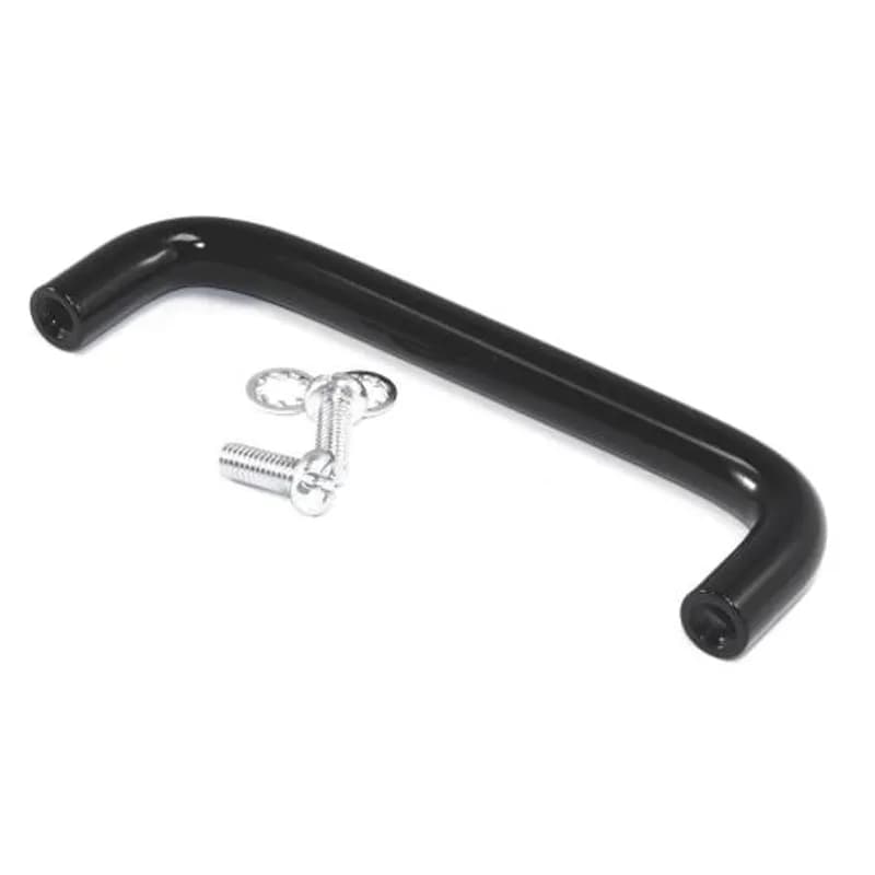 handle - round metal with 4" mounting hole center & 1.3" height