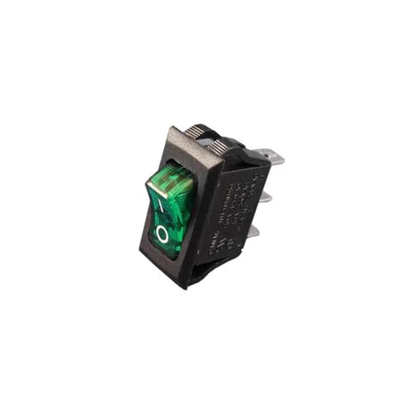 Hammond Manufacturing 1584S10 - GREEN SWITCH - 250VAC /10A