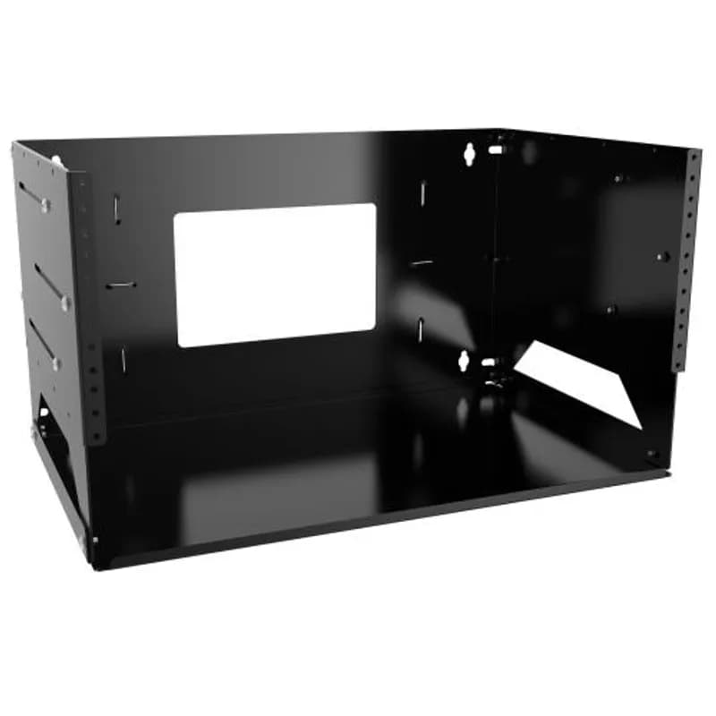 Adjustable Wall Bracket w/ shelf - 4U w/ depth 12"-18"