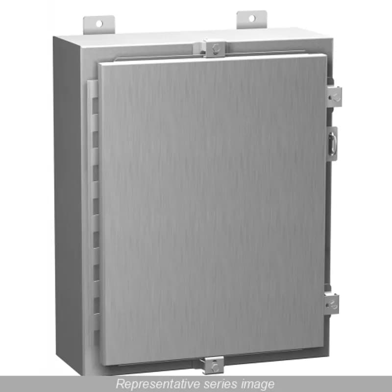 Hammond Manufacturing 1418N4ALJ8LP - NEMA 4 ALUM ENCL 24X24X8