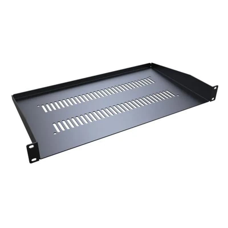 Hammond Manufacturing RASV190110BK1 - 1U 10D VENTED RACK SHELF