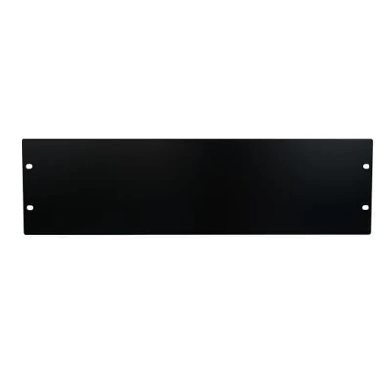 Hammond Manufacturing PBPA19005BK - 3U FLAT ALUMINUM RACK PANEL