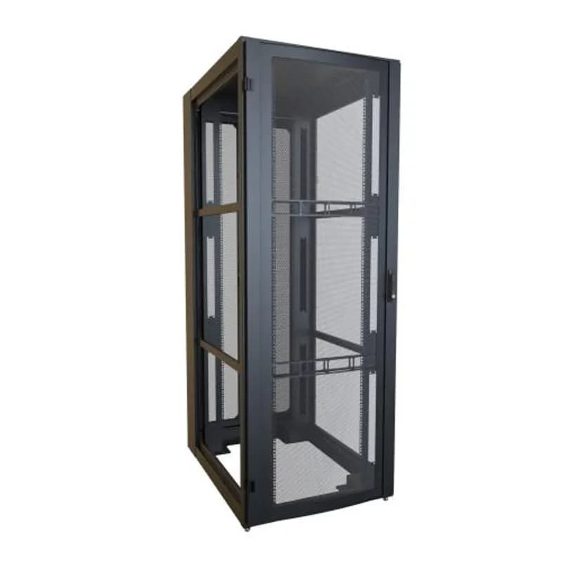 Hammond Manufacturing H13145U42BK - 45U 31.5W 42D H1 Data Center Server Cabinet (Black)