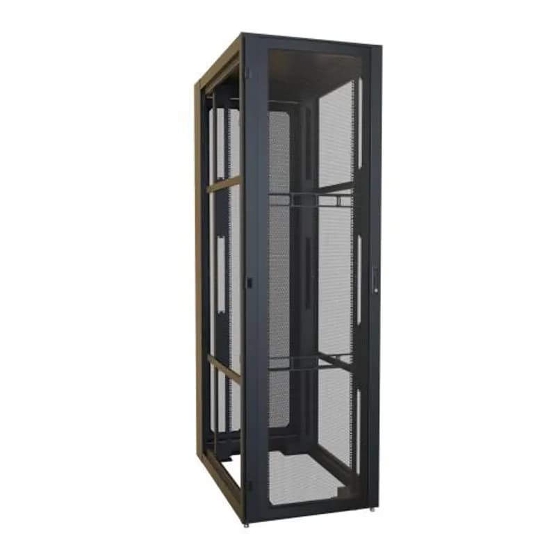Hammond Manufacturing H13052U48BK - 52U 30W 48D H1 Data Center Server Cabinet (Black)