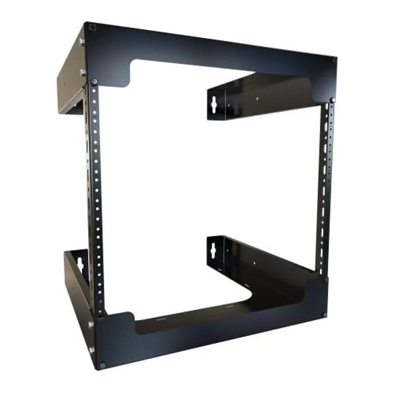 Hammond Manufacturing RB-2PW8 - 8U Open Frame Wall Rack w/ 18" of usable depth