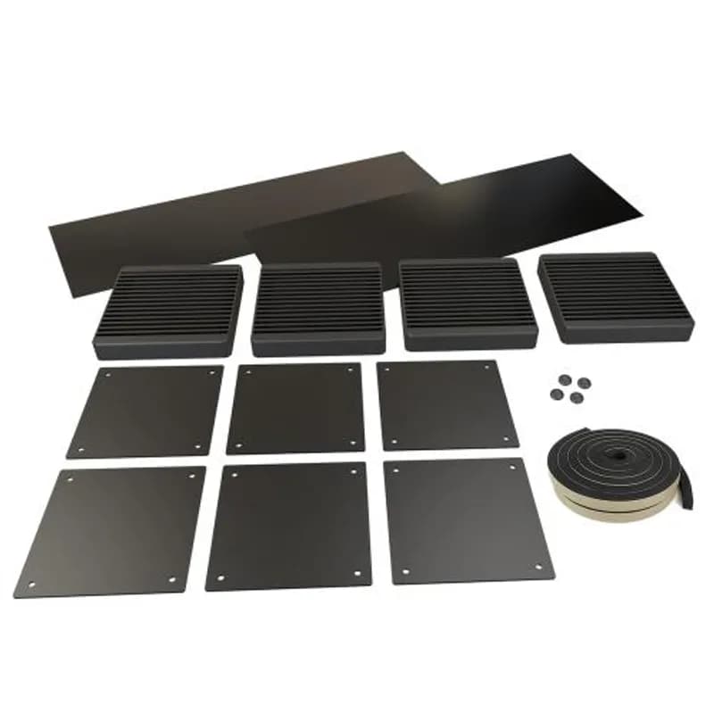 Hammond Manufacturing HWCF - Gasket and filter kit includes components to block openings and provide dust-resistance.