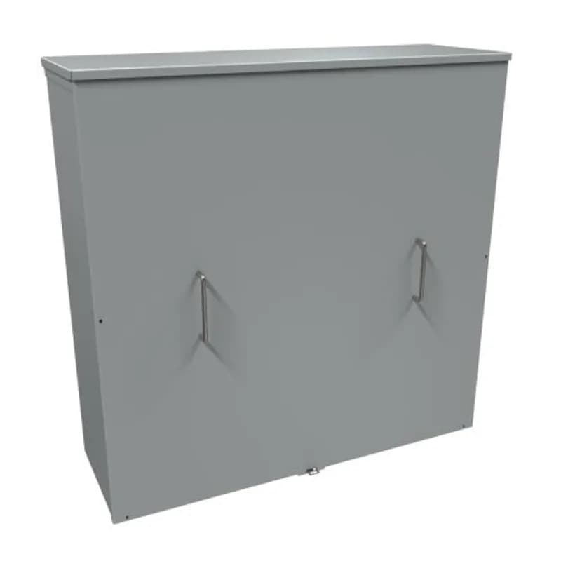 Type 3R Screw Cover no K/O's- 36 x 36 x 12 - Galv/Gray