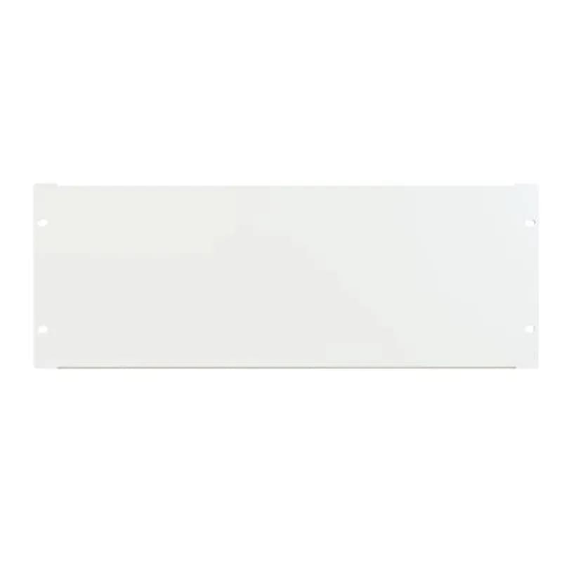 4U FLANGED STEEL PANEL WHITE