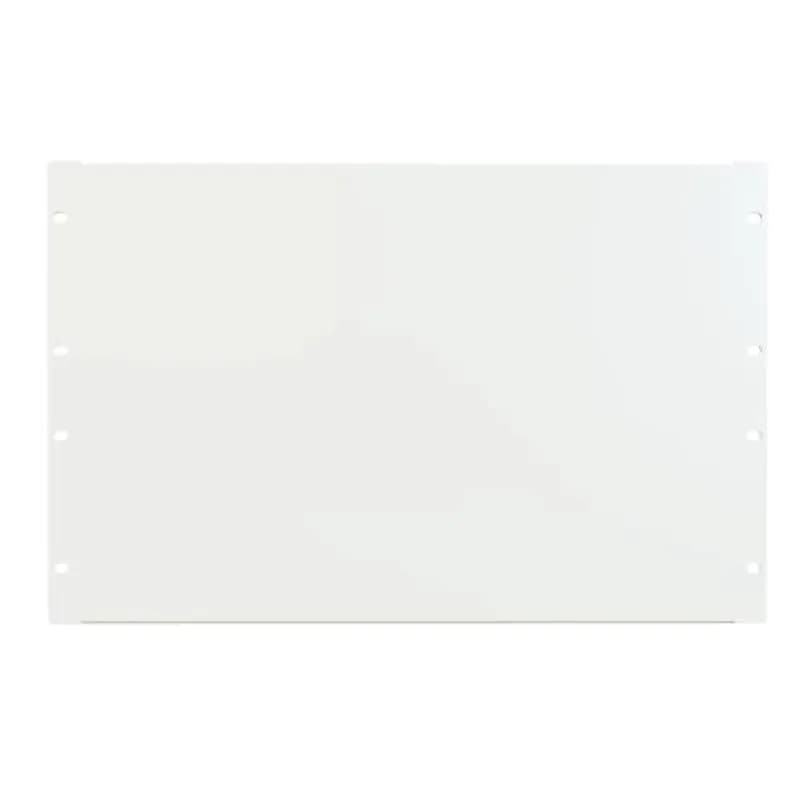 7U FLANGED STEEL PANEL WHITE