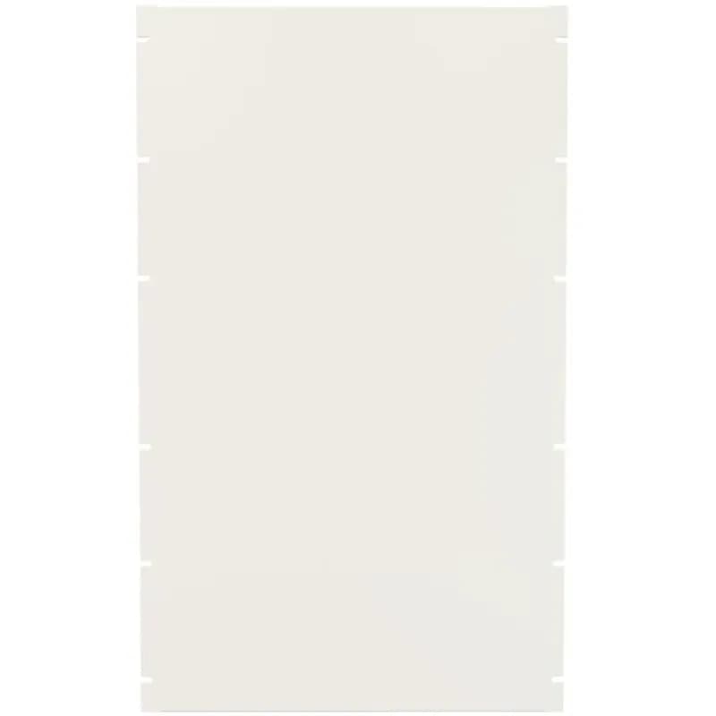 18U FLANGED STEEL PANEL WHITE