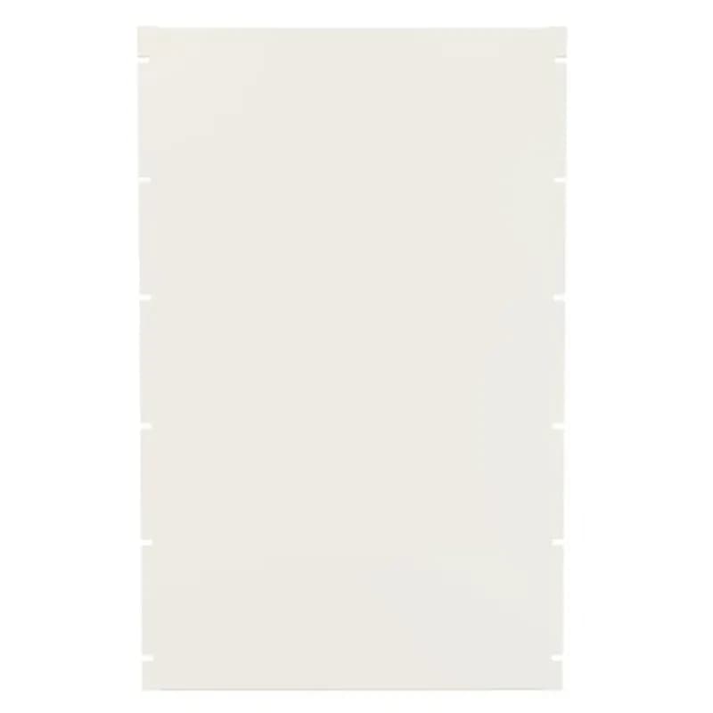 17U FLANGED STEEL PANEL WHITE