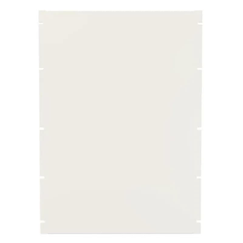 15U FLANGED STEEL PANEL WHITE