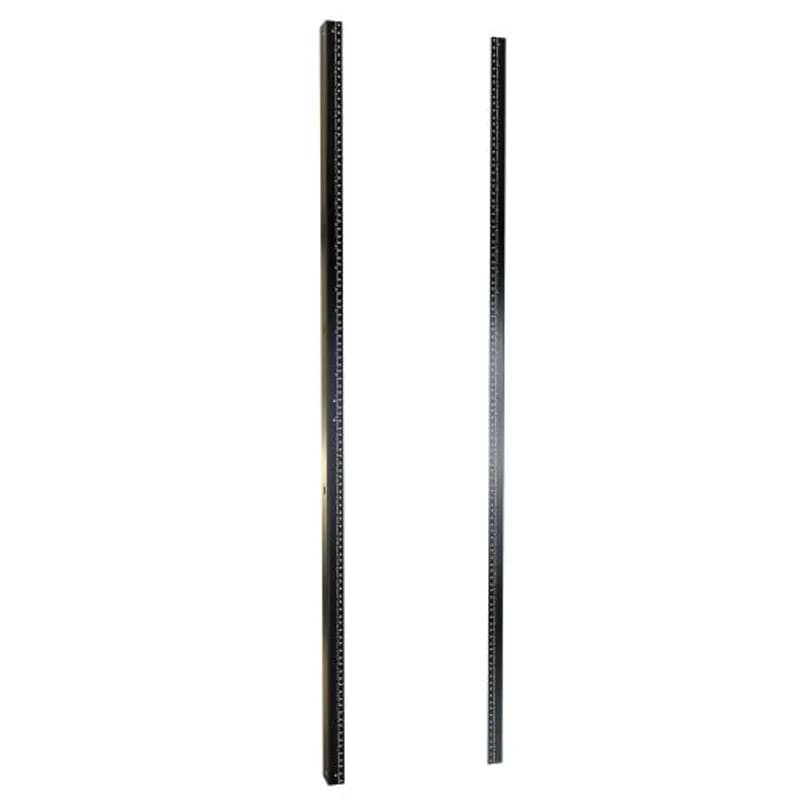 Hammond Manufacturing H1TRR36U24BK - 36U 24W TAPPED 10-32 RACK RAIL