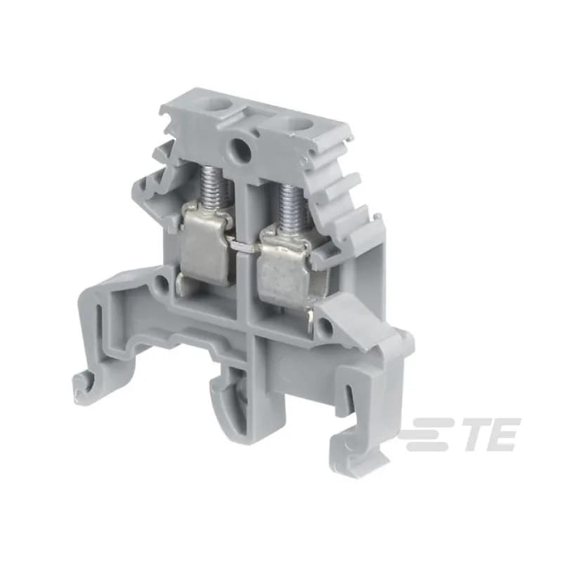 TE Connectivity 1SNA105265R0300 - - Save space with compact over-all dimensions terminal block, - Flexibility: snap onto symmetrical and asymmetrical rails.
