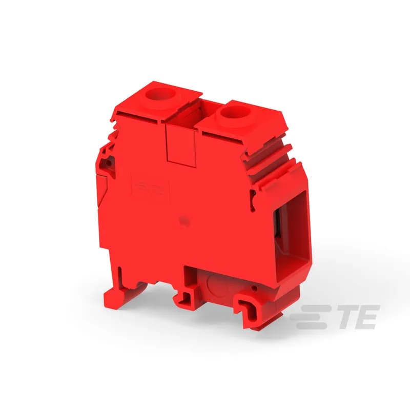 TE Connectivity 1SNA400195R2200 - - Closed terminal block: no end section needed, optimized rigidity, - Flexibility: snap onto symmetrical and asymmetrical rails, - Use of Jumper bars requires the user to cut out the partition.
