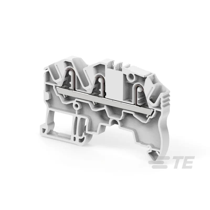 TE Connectivity 1SNK705011R0000 - Find all the features of the ZK2.5 terminal block with the added option of distributing or branching 3 conductors.