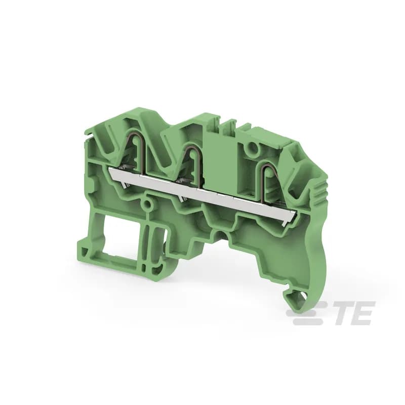TE Connectivity 1SNK705068R0000 - Find all the features of the ZK2.5 terminal block with the added option of distributing or branching 3 conductors.