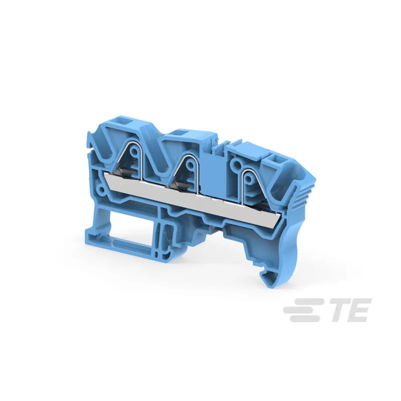 TE Connectivity 1SNK708021R0000 - Find all the features of the ZK6 terminal block with the added option of distributing or branching 3 conductors.