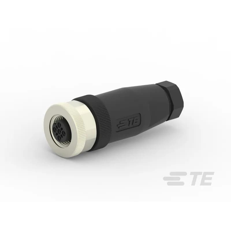 Standard Circular Connectors, Wire-to-Wire, 5 Position, Sealable, Wire & Cable, Signal, PBT, A Polarization Code, Polyamide 66 GF25, M12 Connector