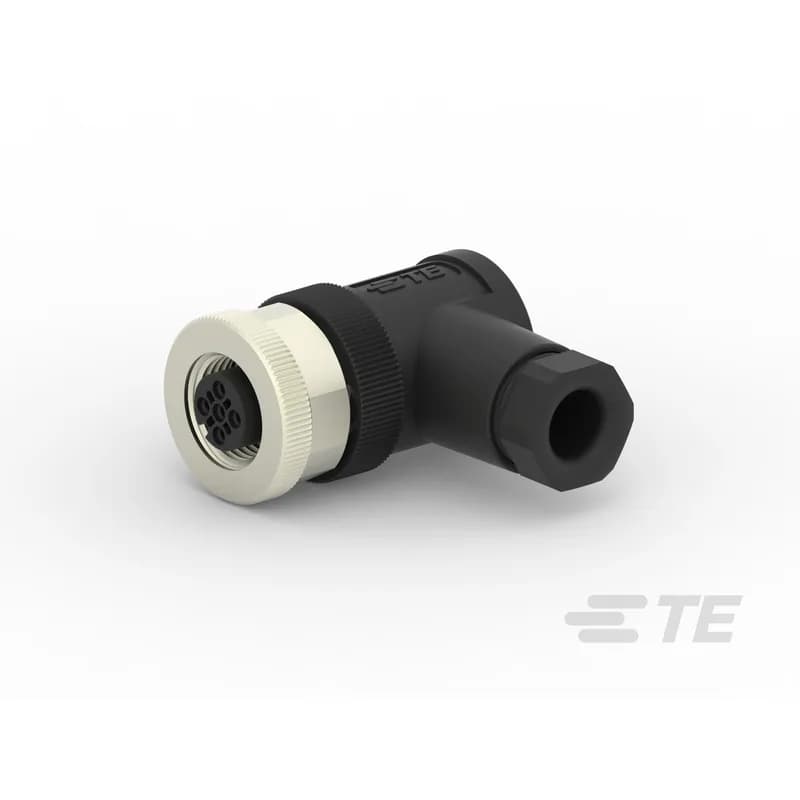 Standard Circular Connectors, Wire-to-Wire, 5 Position, Sealable, Wire & Cable, Signal, PBT, A Polarization Code, Polyamide 66 GF25, M12 Connector