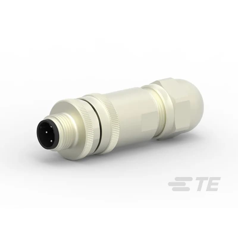 Standard Circular Connectors, Wire-to-Wire, 4 Position, Sealable, Wire & Cable, Signal, Nickel, Copper Alloy, D Polarization Code, M12 Connector