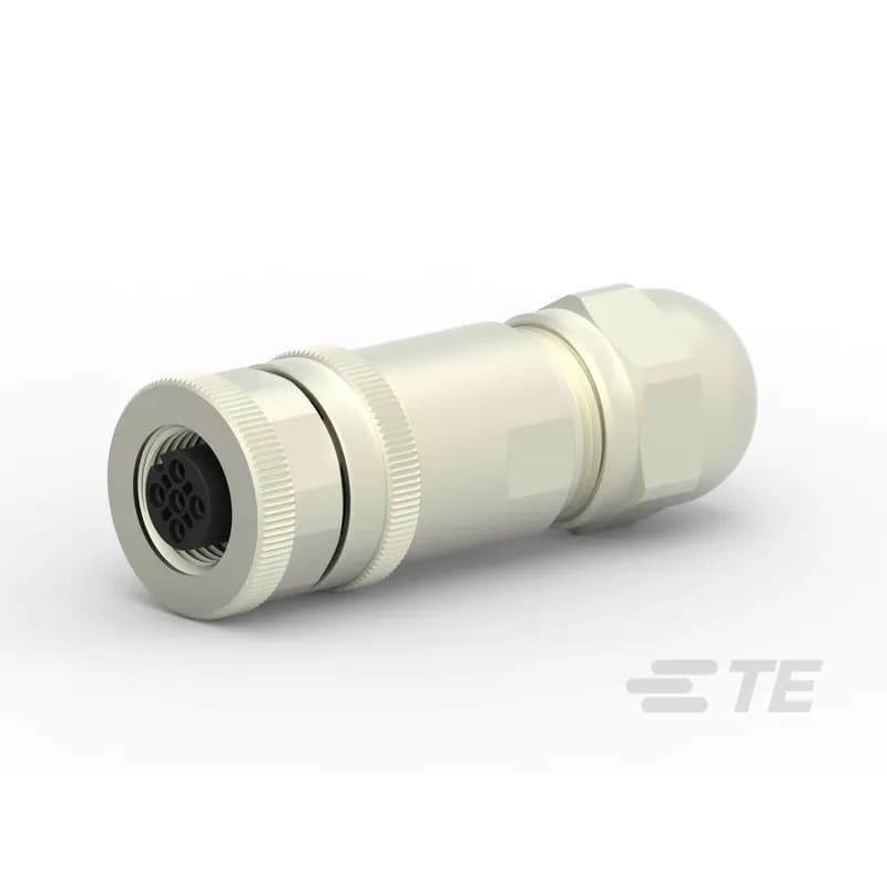 Standard Circular Connectors, Wire-to-Wire, 4 Position, Sealable, Wire & Cable, Signal, Nickel, Copper Alloy, A Polarization Code, M12 Connector