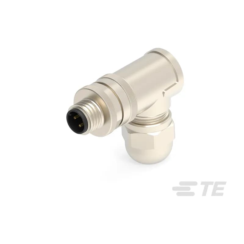 Standard Circular Connectors, Wire-to-Wire, 4 Position, Sealable, Wire & Cable, Signal, Nickel, Copper Alloy, D Polarization Code, M12 Connector