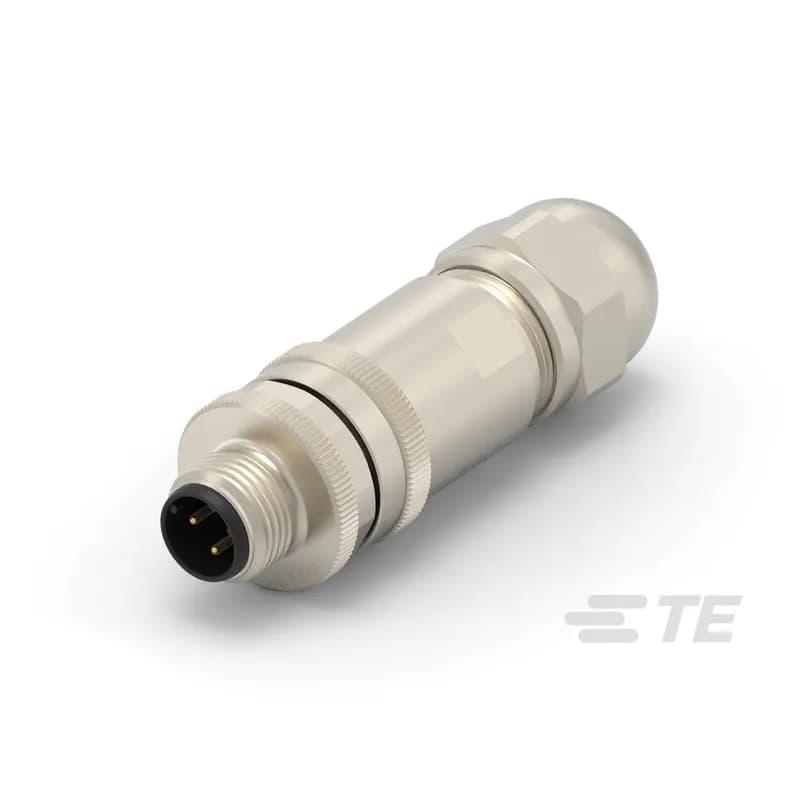 4 Position Circular Connector, Cable-to-Cable, Sealable, Wire & Cable, Signal, Nickel, Copper Alloy, D Code, Nylon, Hermetically Sealed, M12 Connector