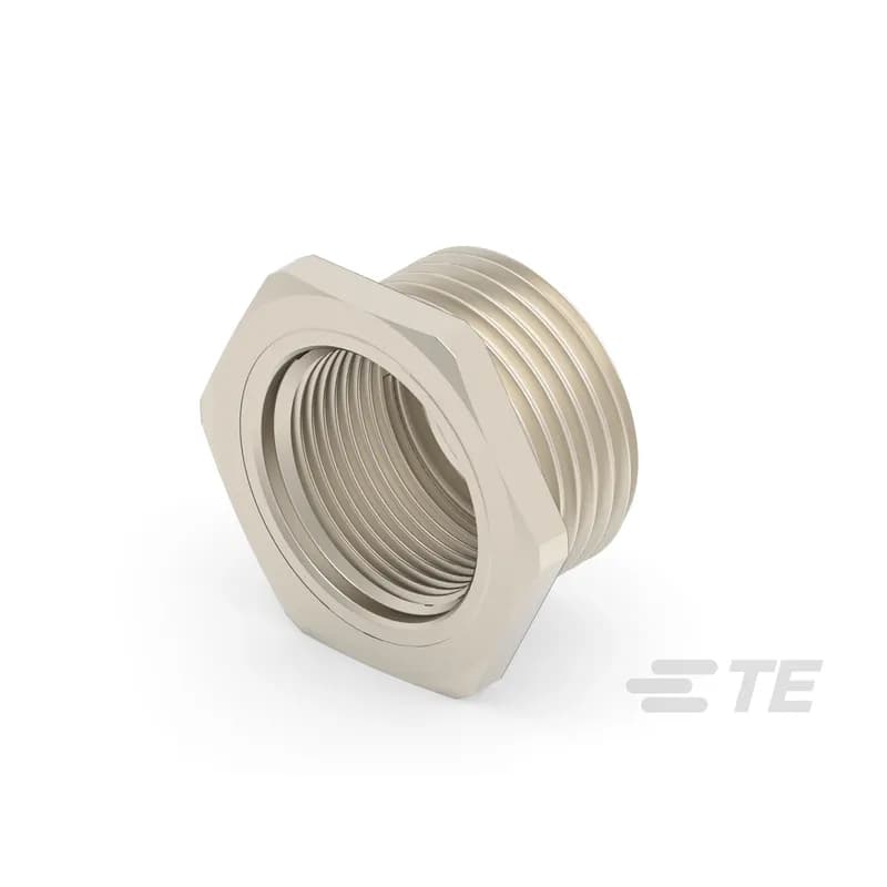 Nut, Natural, Copper Alloy, M12 Connector