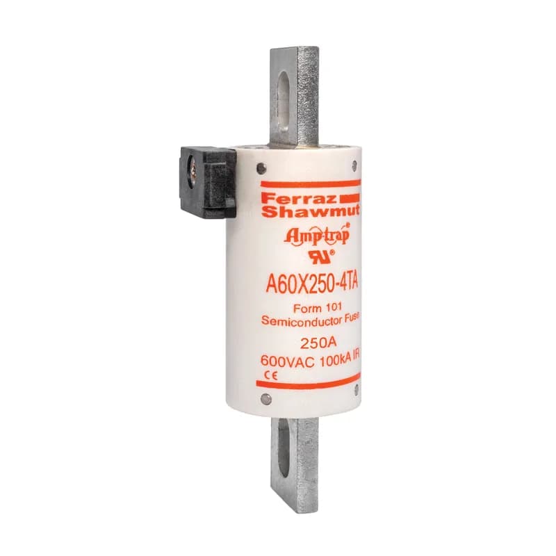 High Speed Fuse Amp-Trap® A60X 600VAC 250A Bolted Blade TA Indicator